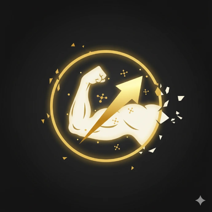 Un brazo absorbiendo nutrientes (BCAA Recovery)